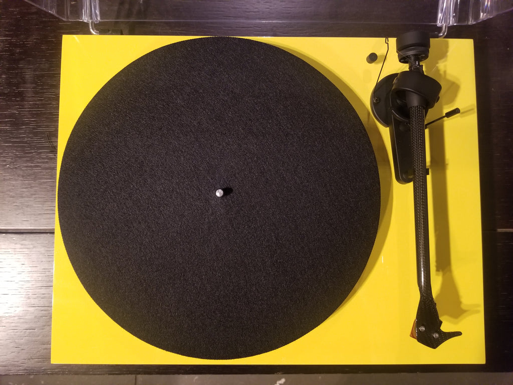 Pro-Ject Debut Carbon DC Yellow Turntable w/ Box & Manual